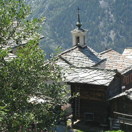 Alpia 26 - Zwei Zimmerwohnung In Traditionellem Walliser Haus 卡森里德 外观 照片